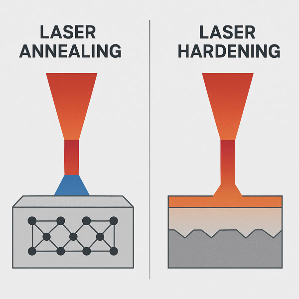 laser annealing vs laser hardening