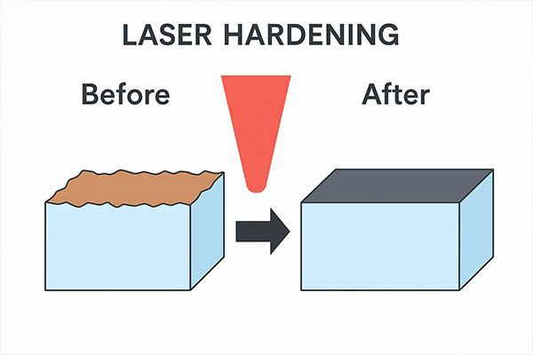 laser hardening before and after