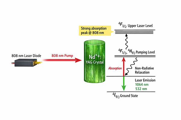 808nm pump laser source