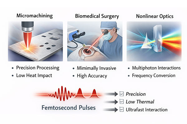 Femtosecond lasers application