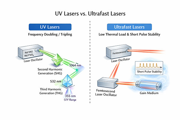 uv laser vs ultrafast laser
