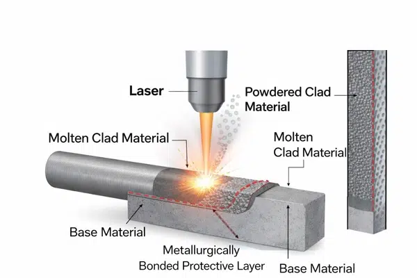 Laser cladding layer