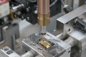 A Vivlaser single-emitter module on a high-tech assembly line